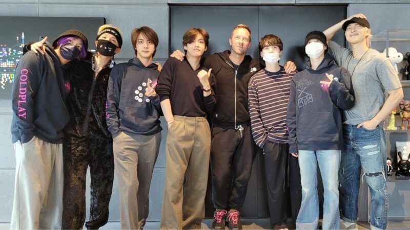 Coldplay and BTS